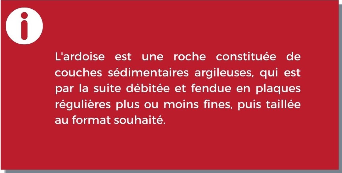 L'ardoise naturelle : caractéristiques et avantages